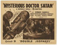 2m255 MYSTERIOUS DOCTOR SATAN chapter 9 TC '40 Republic serial with masked hero vs. funky robot!