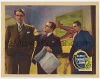 2m377 THINGS TO COME LC '36 Raymond Massey watches man holding paper giving younger man advice!