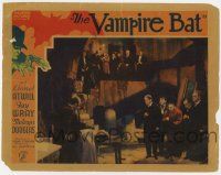 2m381 VAMPIRE BAT LC '33 huge crowd of people in dungeon examining female victim on table!