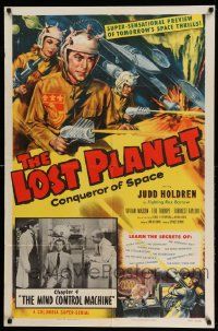 2m683 LOST PLANET chapter 4 1sh '53 Judd Holdren, sci-fi serial, The Mind Control Machine!