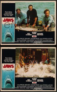 2m437 JAWS 4 LCs '75 Roy Scheider, Robert Shaw, Richard Dreyfuss, Spielberg's shark classic!