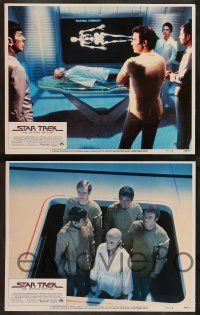 2m417 STAR TREK 8 LCs '79 William Shatner, Leonard Nimoy, DeForest Kelly, Collins & Khambatta