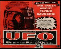 2m189 UFO pressbook '56 the truth about unidentified flying objects & flying saucers!