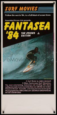 2p035 FANTASEA '84 Aust daybill '84 great close up surfing photo, a blast of ocean fever!