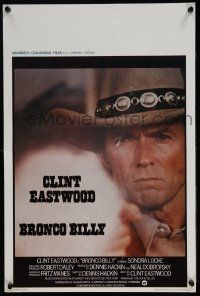 2p727 BRONCO BILLY Belgian '80 close-up of director & star Clint Eastwood!