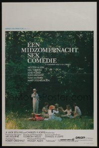 2p784 MIDSUMMER NIGHT'S SEX COMEDY Belgian '82 Woody Allen, Mia Farrow, Jose Ferrer