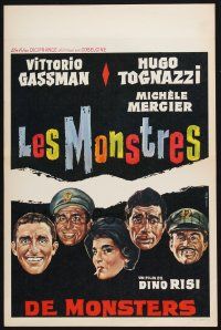 2p797 OPIATE '67 Belgian '63 Dino Risi's I Mostri, Ugo Tognazzi, Vittorio Gassman!