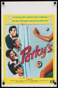 2p801 PORKY'S Belgian '82 Bob Clark, Kim Cattrall, Scott Colomby, teenage sex classic!