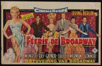 2p828 THERE'S NO BUSINESS LIKE SHOW BUSINESS Belgian '54 art of sexy Marilyn Monroe & cast!