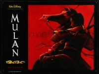 2p069 MULAN teaser DS British quad '98 Walt Disney Ancient China cartoon!