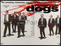 2p070 RESERVOIR DOGS DS British quad '92 Quentin Tarantino, Keitel, Buscemi, Penn, different!