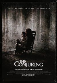 2p062 CONJURING advance DS English 1sh '13 the true case files of the Warrens, creepy rocking chair