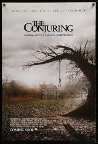 2p061 CONJURING advance DS English 1sh '13 based on the true case files of the Warrens, noose image