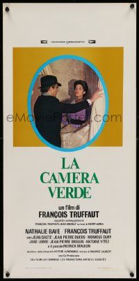 2p262 GREEN ROOM Italian locandina '79 La Cambre Verte, Francois Truffaut, Nathalie Baye!