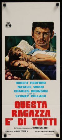 2p291 THIS PROPERTY IS CONDEMNED Italian locandina R70s Natalie Wood & Robert Redford by Aller!