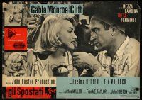 2p231 MISFITS Italian photobusta '61 sexy Marilyn Monroe, Montgomery Clift, John Huston directed!