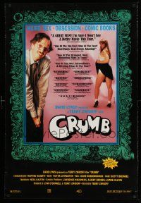 2r171 CRUMB 1sh '95 underground comic book artist and writer, Robert Crumb!