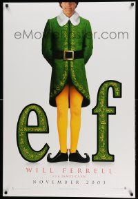 2r219 ELF teaser DS 1sh '03 Jon Favreau directed, James Caan & Will Ferrell in Christmas comedy!