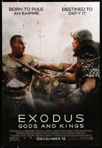 2r231 EXODUS: GODS & KINGS style D advance DS 1sh '14 Christian Bale as Moses, Joel Edgerton!