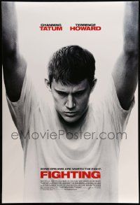 2r256 FIGHTING DS 1sh '09 Dito Montiel, huge close-up image of Channing Tatum!
