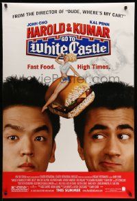 2r317 HAROLD & KUMAR GO TO WHITE CASTLE advance DS 1sh '04 John Cho & Penn, fast food & high times!