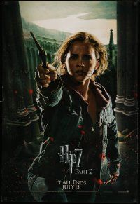 2r321 HARRY POTTER & THE DEATHLY HALLOWS PART 2 teaser 1sh '11 Emma Watson as Hermione Granger!