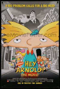 2r344 HEY ARNOLD advance 1sh '02 cool image of Nickelodeon cartoon characters!