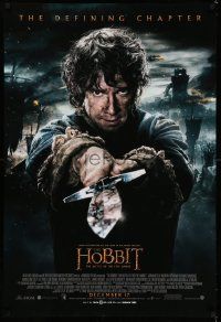 2r351 HOBBIT: THE BATTLE OF THE FIVE ARMIES int'l advance DS 1sh '14 Freeman as Bilbo Baggins!