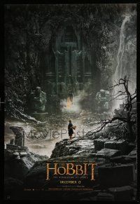 2r354 HOBBIT: THE DESOLATION OF SMAUG teaser DS 1sh '13 cool image of Bilbo outside Erebor!