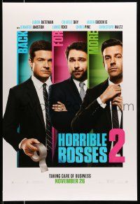 2r358 HORRIBLE BOSSES 2 teaser DS 1sh '14 Waltz, Foxx, Bateman, Day, Sudeikis, Aniston, Pine!