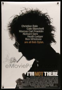2r384 I'M NOT THERE DS 1sh '07 Cate Blanchett, Christian Bale, Heath Ledger are all Bob Dylan!