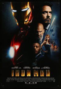 2r415 IRON MAN int'l advance DS 1sh '08 Robert Downey Jr. is Iron Man, Gwyneth Paltrow!