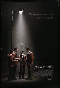 2r428 JERSEY BOYS advance DS 1sh '14 John Lloyd Young as Frankie Valli, The Four Seasons!