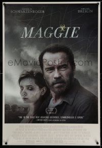 2r500 MAGGIE DS 1sh '15 Arnold Schwarzenegger, infected Abigail Breslin in the title role!