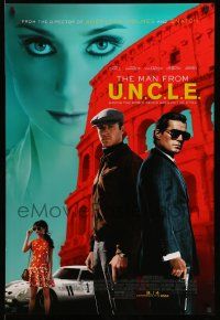 2r504 MAN FROM U.N.C.L.E. advance DS 1sh '15 Guy Ritchie, Henry Cavill and Armie Hammer!