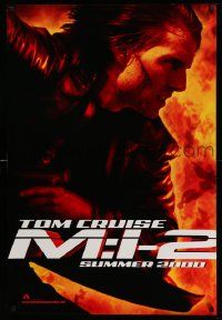 2r539 MISSION IMPOSSIBLE 2 teaser DS 1sh '00 Tom Cruise, sequel directed by John Woo!