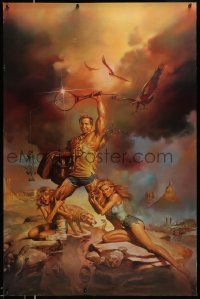 2r568 NATIONAL LAMPOON'S VACATION special teaser 1sh '83 Chevy Chase and cast by Boris Vallejo!