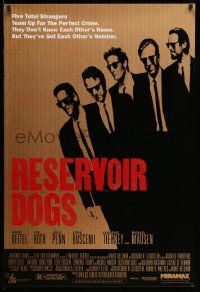 2r633 RESERVOIR DOGS 1sh '92 Quentin Tarantino, Harvey Keitel, Steve Buscemi, Chris Penn!
