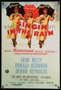 2r697 SINGIN' IN THE RAIN DS 1sh R00 Gene Kelly, Donald O'Connor, Debbie Reynolds, classic musical!