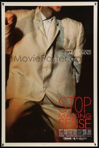 2r736 STOP MAKING SENSE 1sh '84 Jonathan Demme, Talking Heads, close-up of David Byrne's suit!