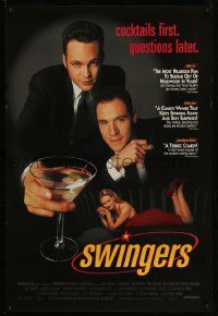 2r747 SWINGERS reviews 1sh '96 Vince Vaughn & Jon Favreau, cocktails first, questions later!