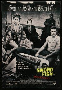 2r749 SWORDFISH int'l DS 1sh '01 John Travolta, Hugh Jackman, Don Cheadle, super-sexy Halle Berry!