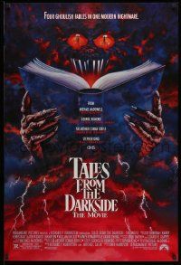 2r754 TALES FROM THE DARKSIDE 1sh '90 George Romero & Stephen King, creepy art of demon!