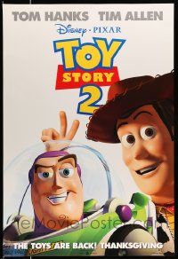 2r781 TOY STORY 2 advance DS 1sh '99 Woody, Buzz Lightyear, Disney and Pixar animated sequel!