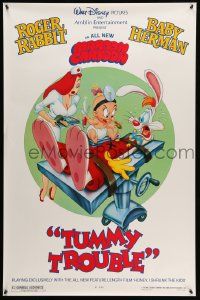 2r798 TUMMY TROUBLE DS 1sh '89 Roger Rabbit & sexy Jessica with doctor Baby Herman!