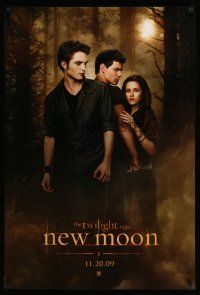 2r799 TWILIGHT SAGA: NEW MOON teaser DS 1sh '09 Kristen Stewart, Robert Pattinson, Taylor Lautner!