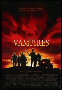 2r811 VAMPIRES int'l DS 1sh '98 John Carpenter, James Woods, cool vampire hunter image!