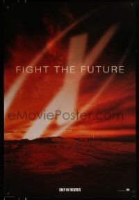 2r839 X-FILES style C int'l teaser DS 1sh '98 David Duchovny, Gillian Anderson, Fight the Future!