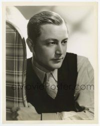 2s068 3 WISE GUYS 8x10 still '36 wonderful posed portrait of handsome Robert Young!