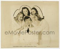 2s070 4 GIRLS IN WHITE 8x10 still '39 Buddy Ebsen with nurses Rice, Rutherford, Howard & Merkel!